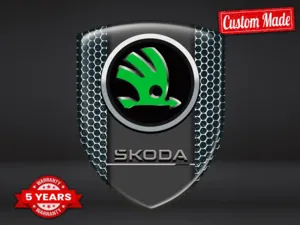 Skoda Autoaufkleber Limitiert Stilvoll Professionell